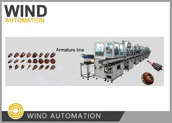Cina CE Armature Winding Machine Dc Commutator Motor Linea di produzione completamente automatica fornitore