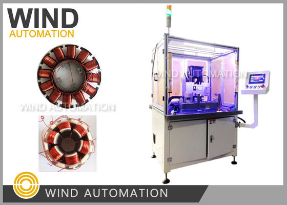 Cina Inslot Outrunner Stator Winding Machine Servo a quattro assi 7kw Awg18 / Awg38 fornitore