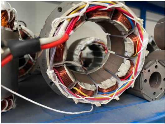Stator Coil Stitched Cord Knit Lacing Machine per il motore BLDC ad induzione CA fornitore