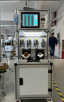 CE apparecchiatura di prova di armature per motori elettrici pannello di prova di resistenza alla saldatura a doppia stazione fornitore