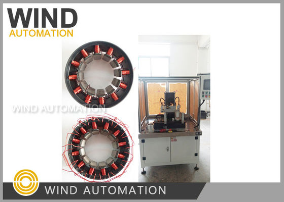 Inslot Outrunner Stator Winding Machine 4 assi Servo Needle Winder 7kw Awg18 / Awg38 fornitore