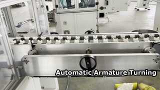Linea Assemblaggio Armature Tornio in linea automatica con tornitura di laminazione, tornitura di collettori