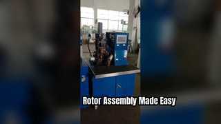 Pressa idraulica per il montaggio del rotore