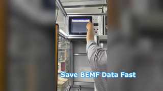 Come salvare i dati dei test della stazione BEMF